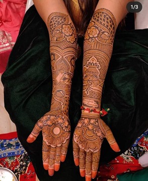 Intricate Bridal Mehndi